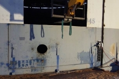 door cuts on heavy oil tanks